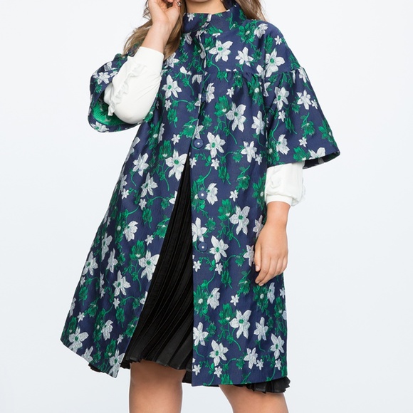 Eloquii Jackets & Blazers - + Eloquii 18/20 Jacquard coat